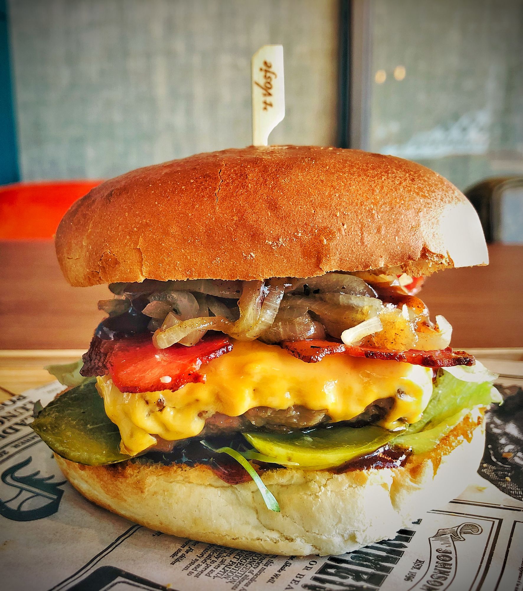 BBQ Bacon burger 't Vosje