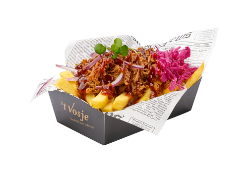 Frites Pulled pork